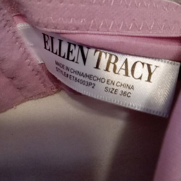 Ellen Tracy Women's Size 36C Underwire Pink Bra. Comfy - Picture 2 of 5